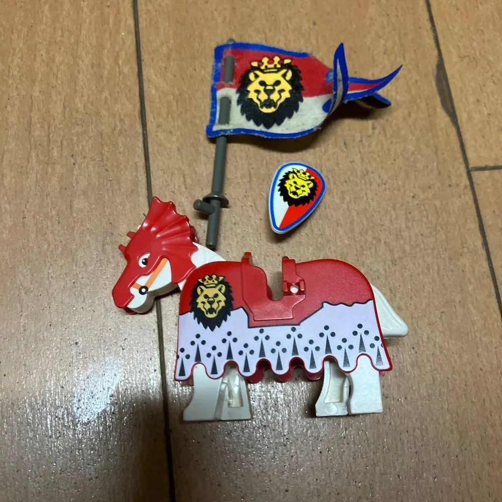 【中古】LEGO ミニフィグ お城シリーズ 騎馬セット(ロイヤルキング城)