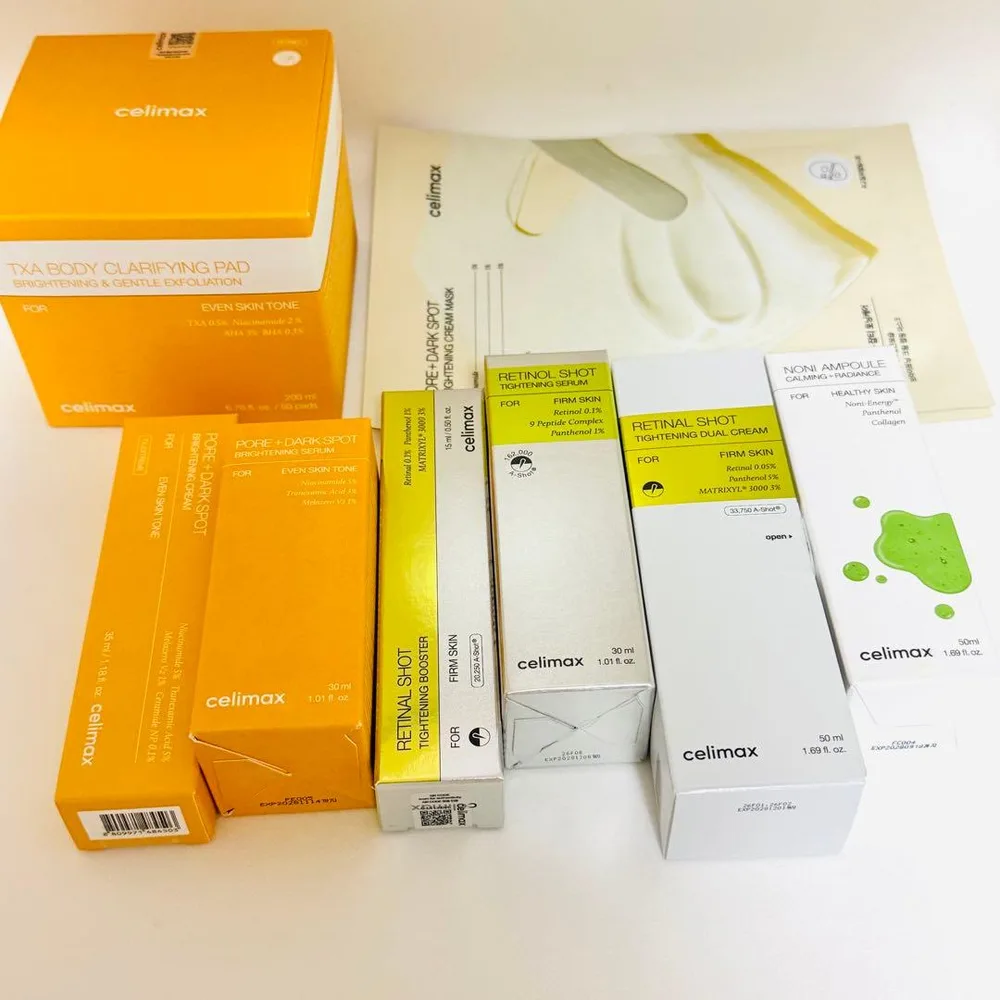 新品 セリマックス celimax 9点セット 化粧品 ノニ レチノール マスク