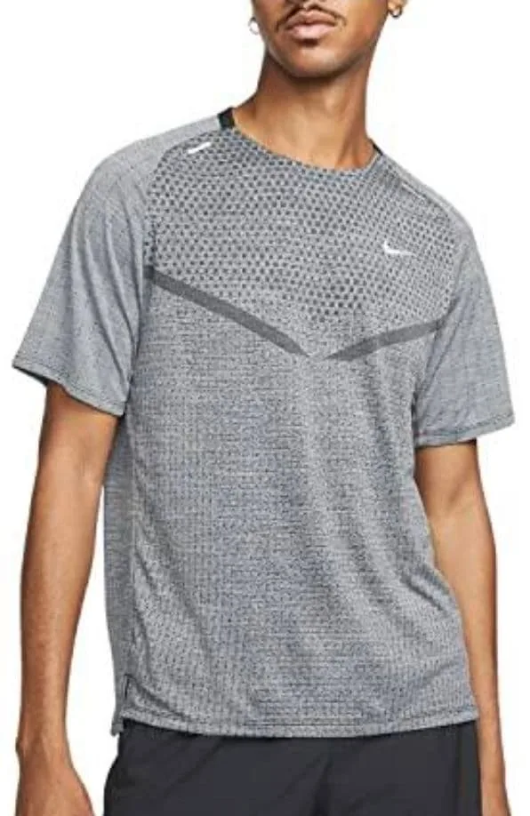 美品 NIKE ナイキ DRI-FIT ADV ランニングTシャツ グレー XL