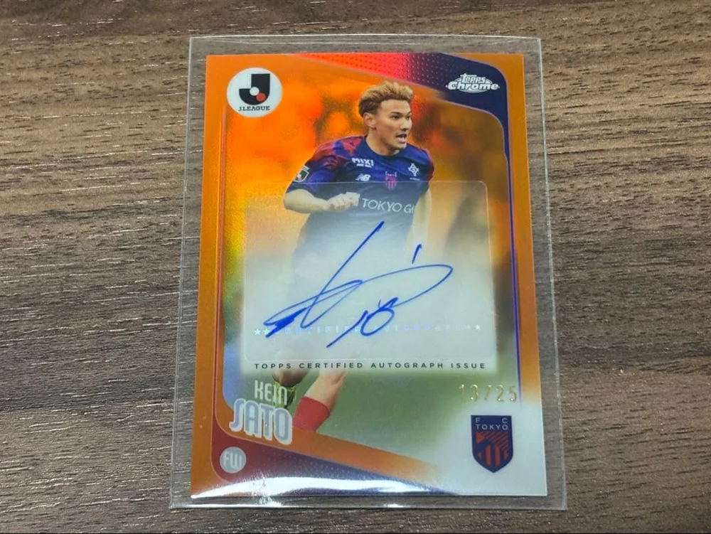 Topps Jリーグ 2026 佐藤恵允(FC東京)直筆サインカード 13/25