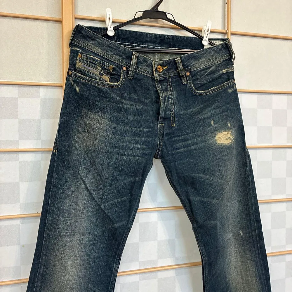 DIESEL INDUSTRY デニムパンツ ダメージ加工 w29 L32