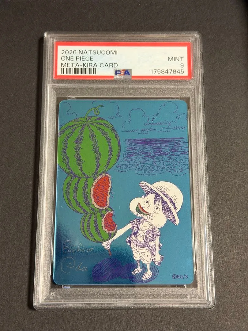 PSA9 ワンピース ナツコミ メタキラカード 2026 ①