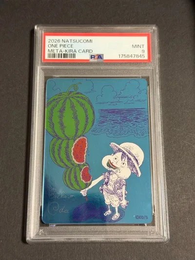 PSA9 ワンピース ナツコミ メタキラカード 2026 ①