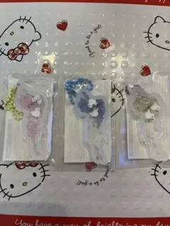 琵琶湖キーホルダー コハクチョウ白枠×ピンク 青 黄 レア3点セット