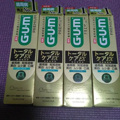 GUM プレミアム トータルケアEX クリーンミント 4本セット