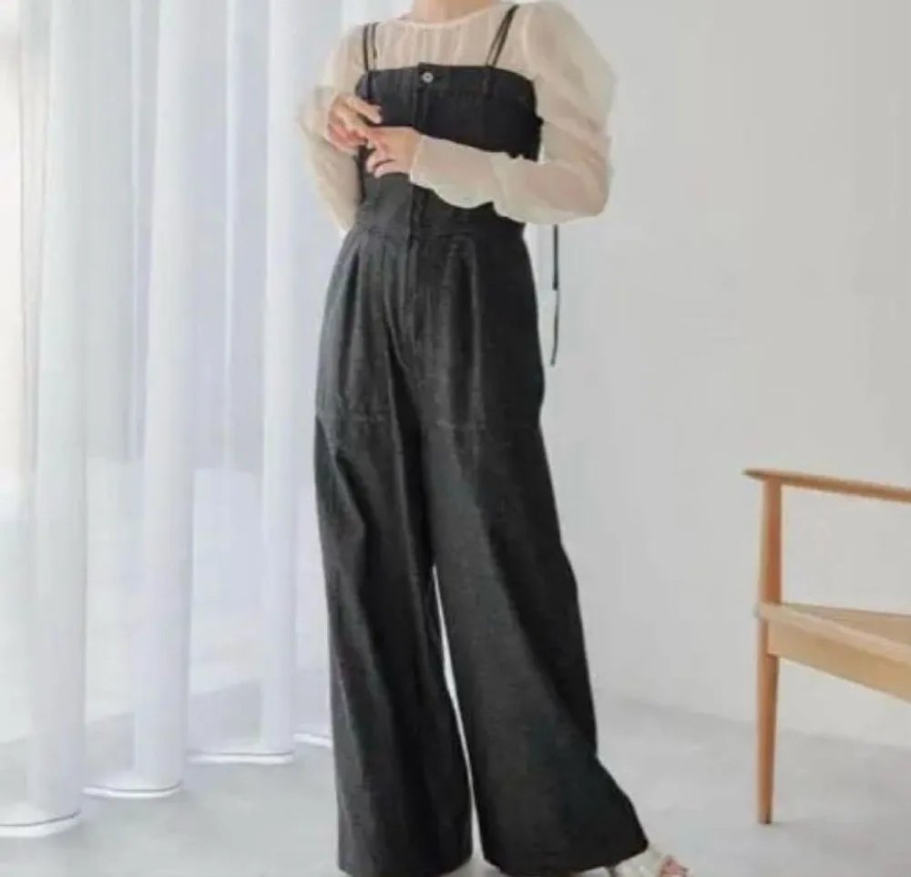 kastane デニムベアトップサロペット サイズ0