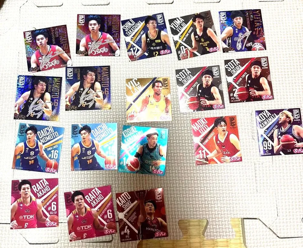Bリーグ ぷっちょ シール まとめ売り 17枚セット バスケットボール