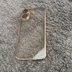 iphone17ケース ゴールドラメ
