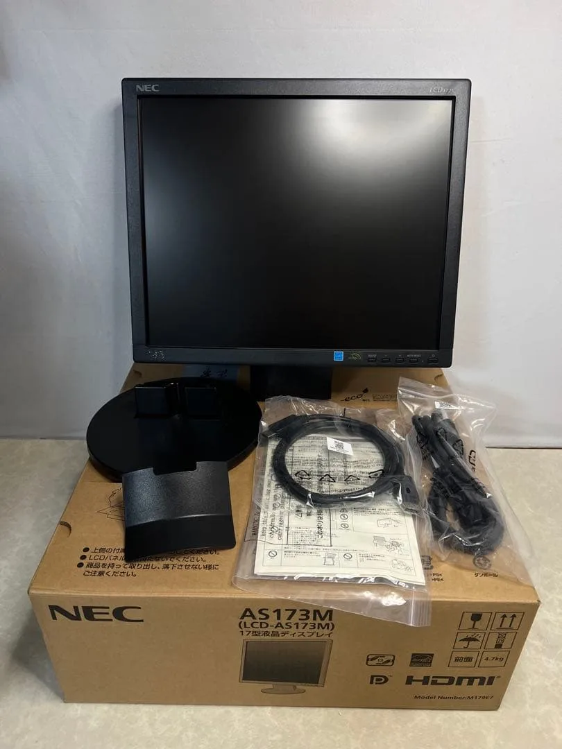 17インチ 液晶モニター NEC LCD172V ディスプレイ ⑥