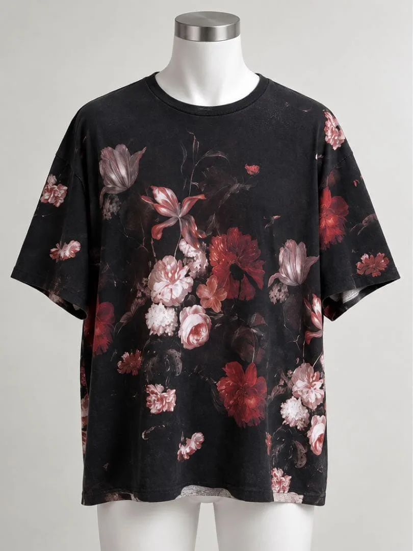 LAD MUSICIAN ラッドミュージシャン 18ss 花柄 Tシャツ 46