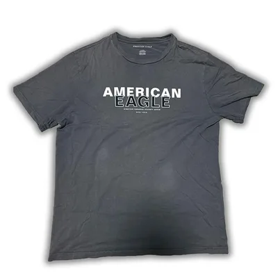 AMERICAN EAGLE Tシャツ グレー L