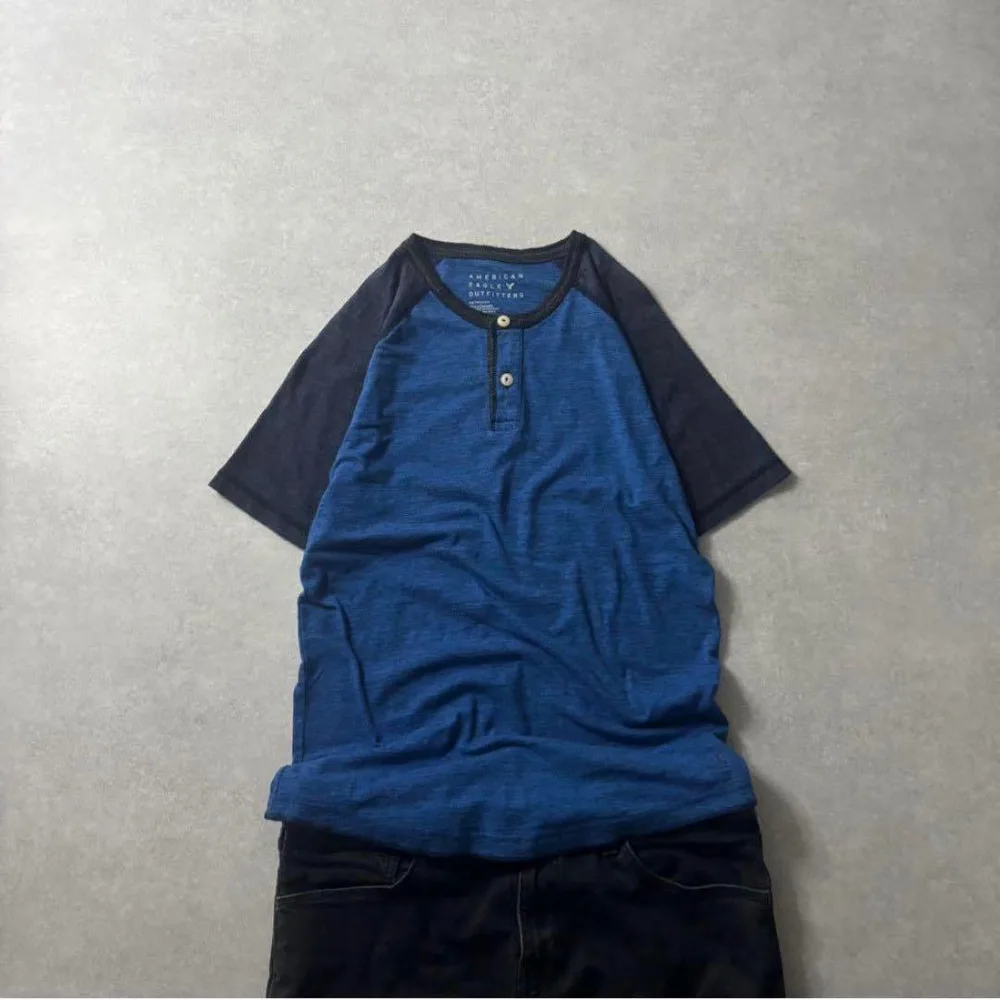 archive henry neck s/s tee ラグラン y2k