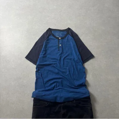 archive henry neck s/s tee ラグラン y2k