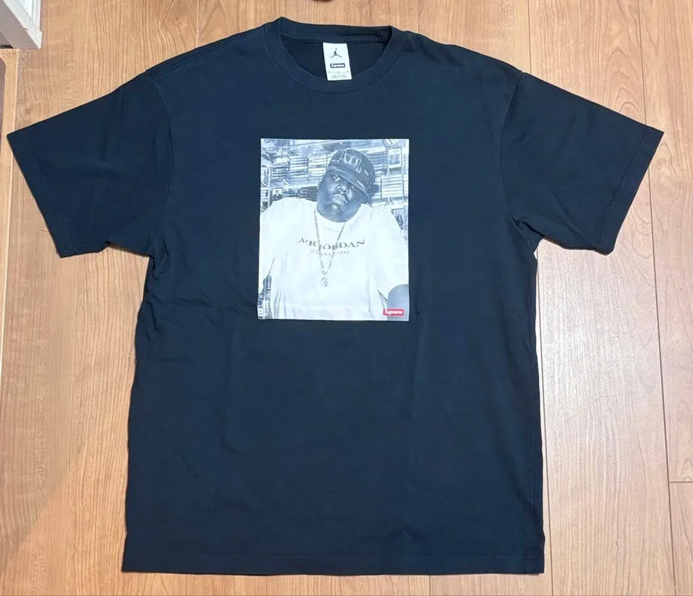 Supreme Jordan Tシャツ ブラック M
