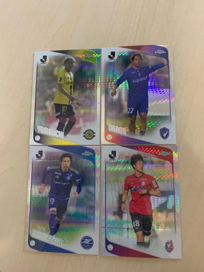 Topps Chrome Jリーグ カード 4枚セット