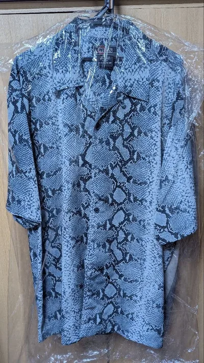 webs Vintage パイソン柄 半袖シャツ XL