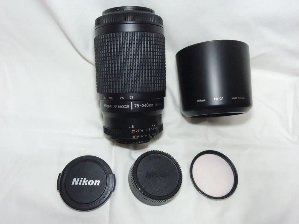 ไม่วางจำหน่ายในญี่ปุ่น! Nikon AF NIKKOR 75-240 มม. F4.5-5.6D