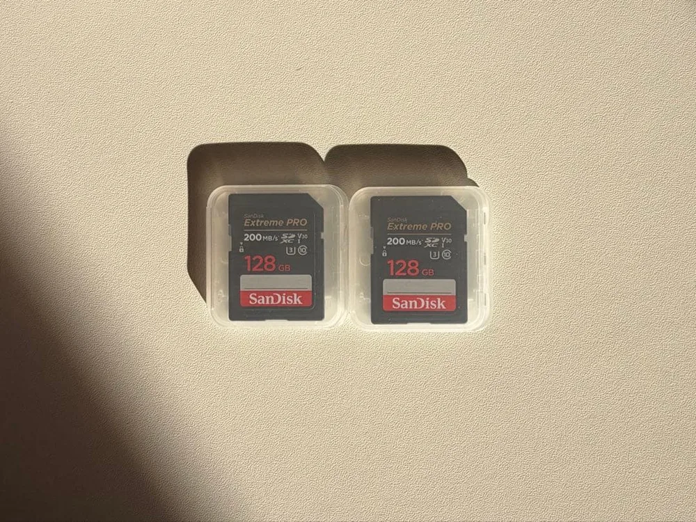 SanDisk Extreme PRO SDカード 128GB×2
