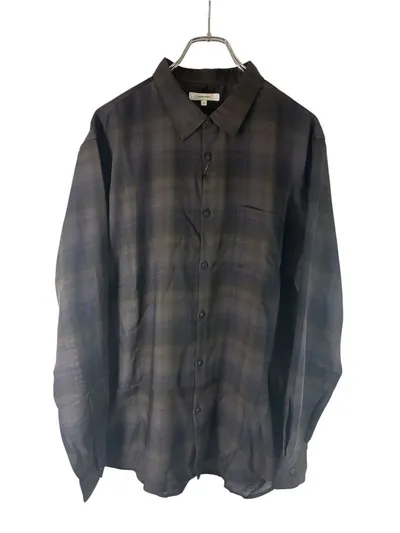 GLOBAL WORK ビエラチェックシャツ ダークブラウン L 新品