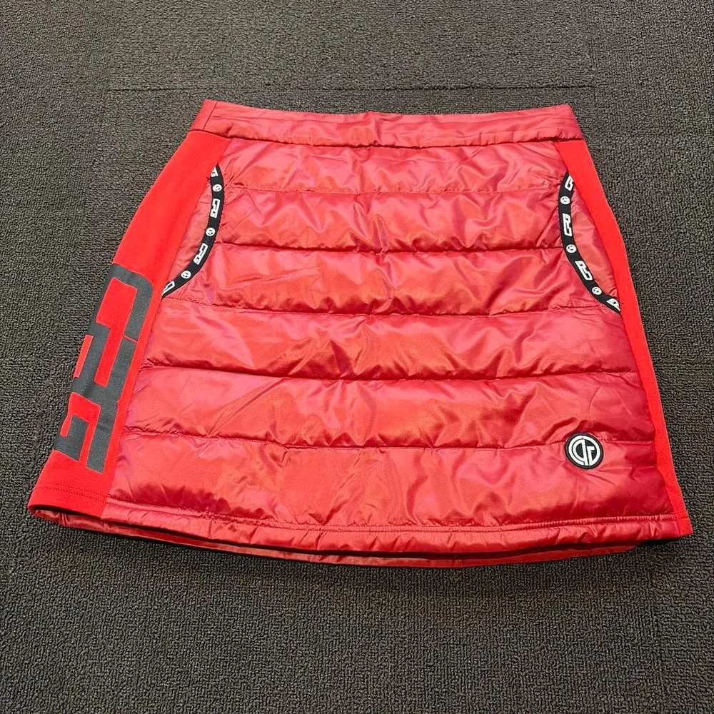 CPG レディース ゴルフスカート レッド