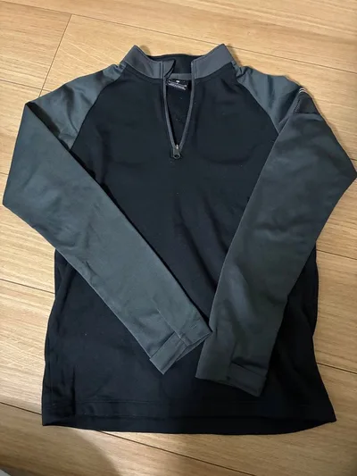 NIKE DRI-FIT ハーフジップ トップス ブラック S