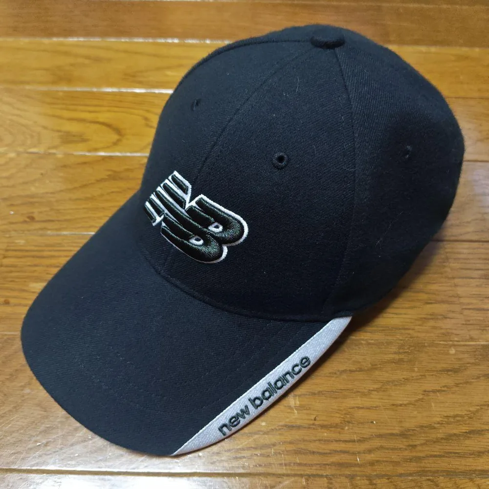New Balance ゴルフ キャップ ブラック