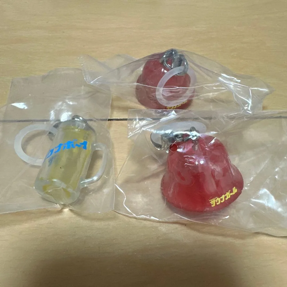 サウナボーイ サウナガール サウナグッズ キーホルダー めじるし 3点セット