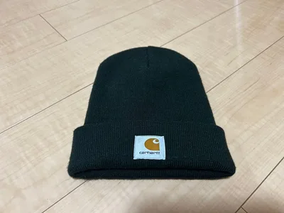 Carhartt ニット帽 ビーニー ダークグリーン