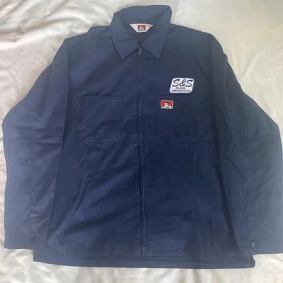 70s ben davis usa製 ワークシャツ フルジップ フリスコ