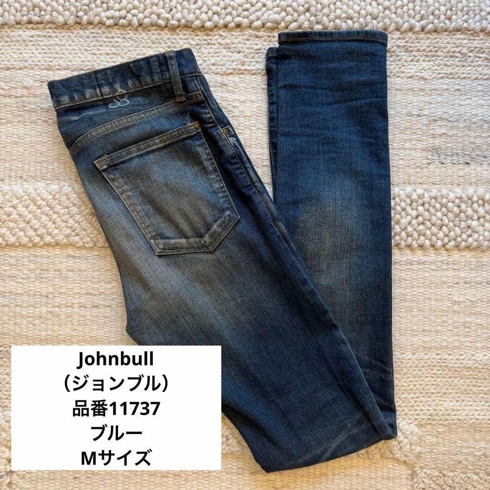Johnbull ジョンブル スキニー デニム パンツ Mブルー