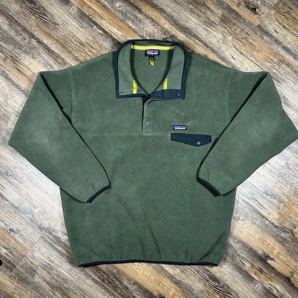 【極美品】2017年 Patagonia シンチラ スナップT カーキ グリーン