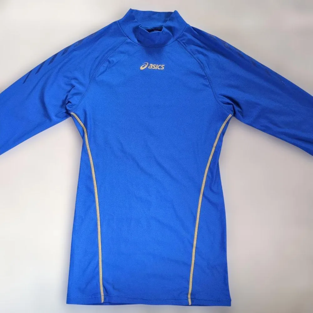 asics アシックス 長袖 コンプレッションウェア ブルー