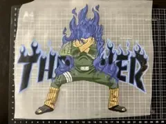大きめ スラッシャーアイロンプリント転写シート 青