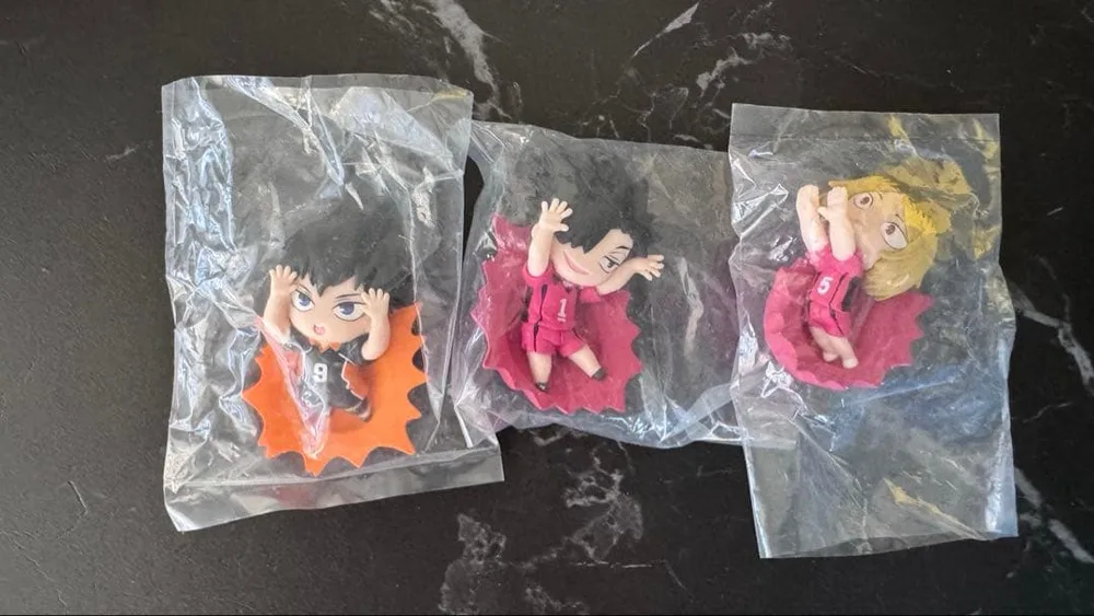 ぶちマス! ハイキュー!! レリーフフィギュアマグネット 3種セット