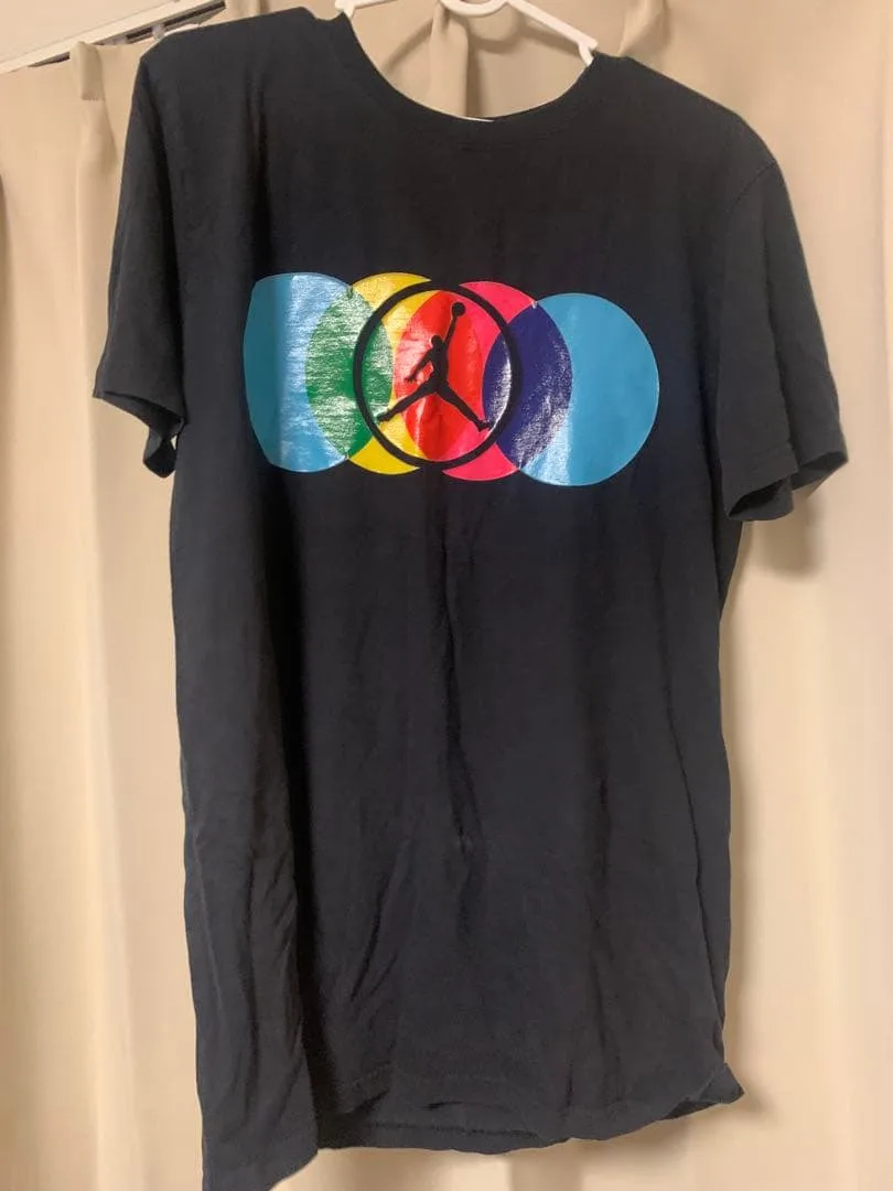 ジョーダン 黒 Tシャツ アメリカ 古着 中央アメリカ産 レア JORDAN