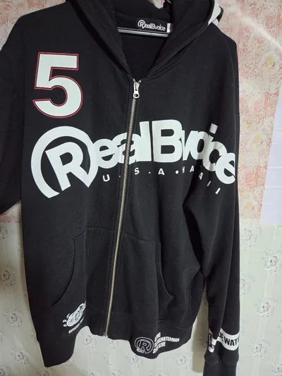 RealBvoice ジップアップパーカー ブラック