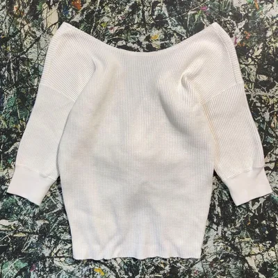 【美品】ロク-Roku-ワッフルニットカットソー サイズF