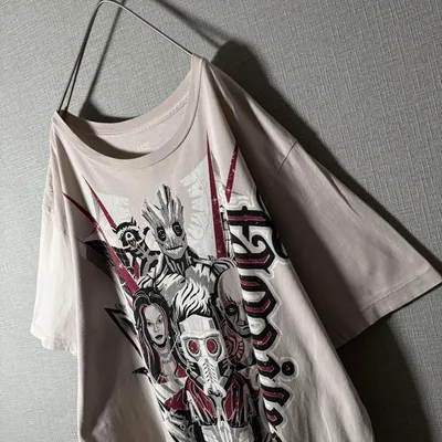 マーベル Guardians of the Galaxy デカロゴTシャツ L