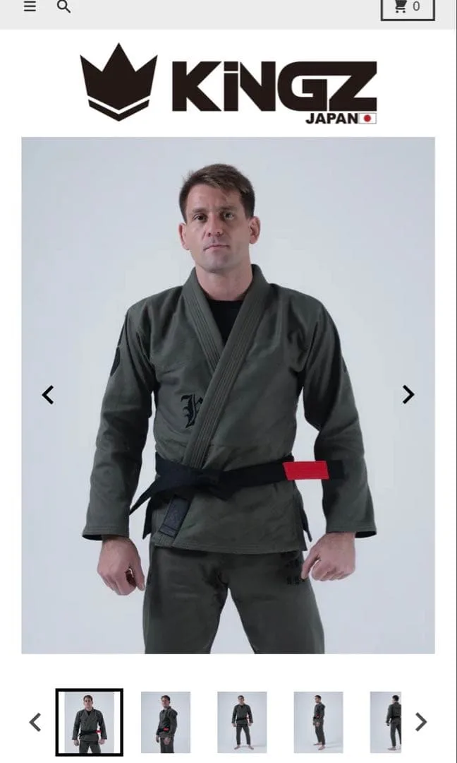 KNGZ Born to Rule Jiu Jitsu Gi - GreenA2