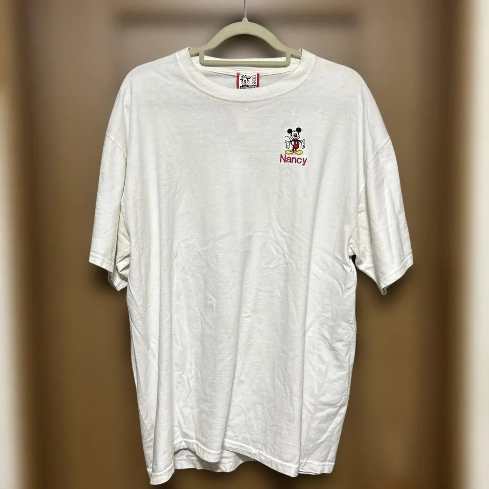 【90s】Disney DESIGNS ミッキーマウス Tシャツ Lサイズ