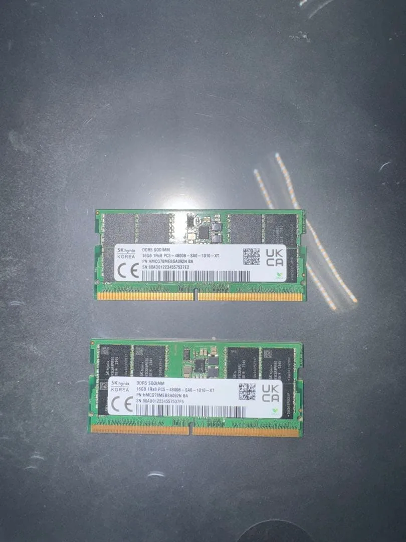 SK hynix DDR5 SODIMM 16GB×2枚