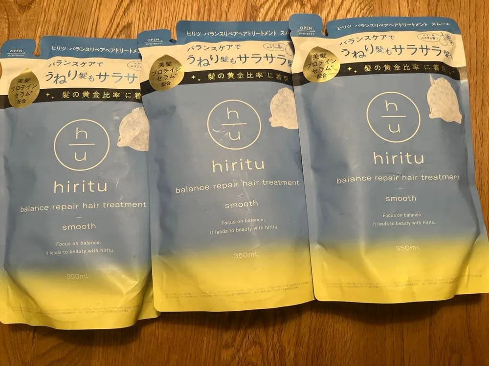 hiritu バランスリペア シャンプー&トリートメント スムース 350mL