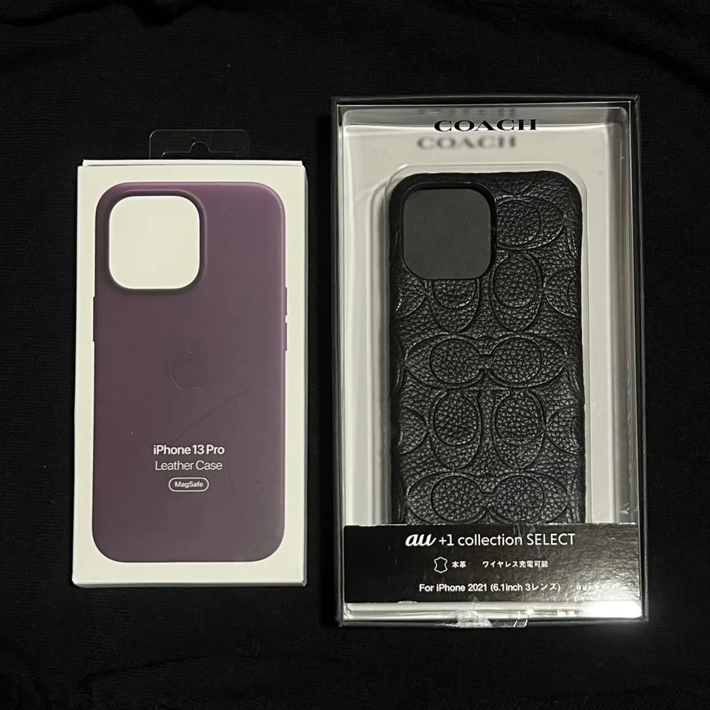 Apple iPhone 13 Pro レザーケース & COACH ケース