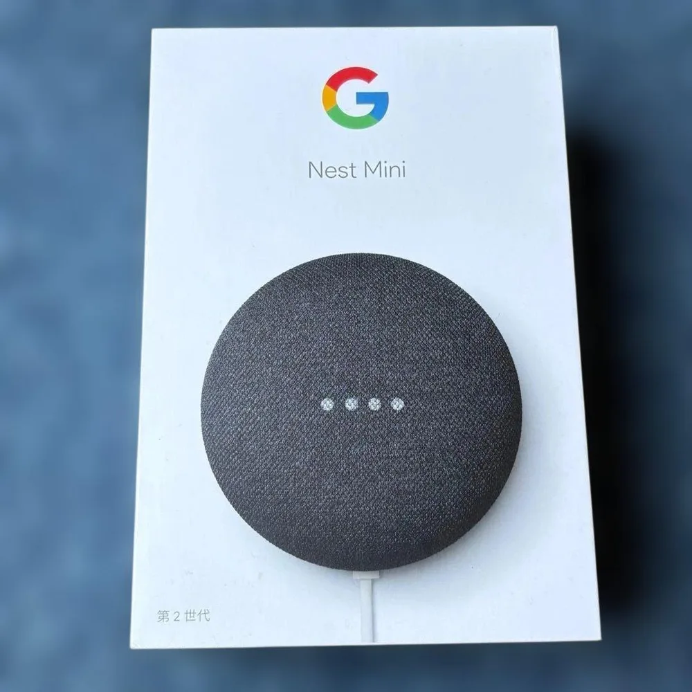 Google Nest Mini 第2世代 チャコール 箱あり