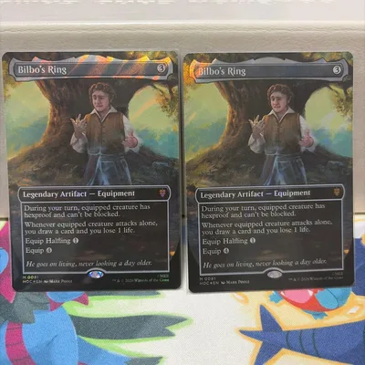 Bilbo's Ring MTG 2枚セット サージfoil ビルボの指輪