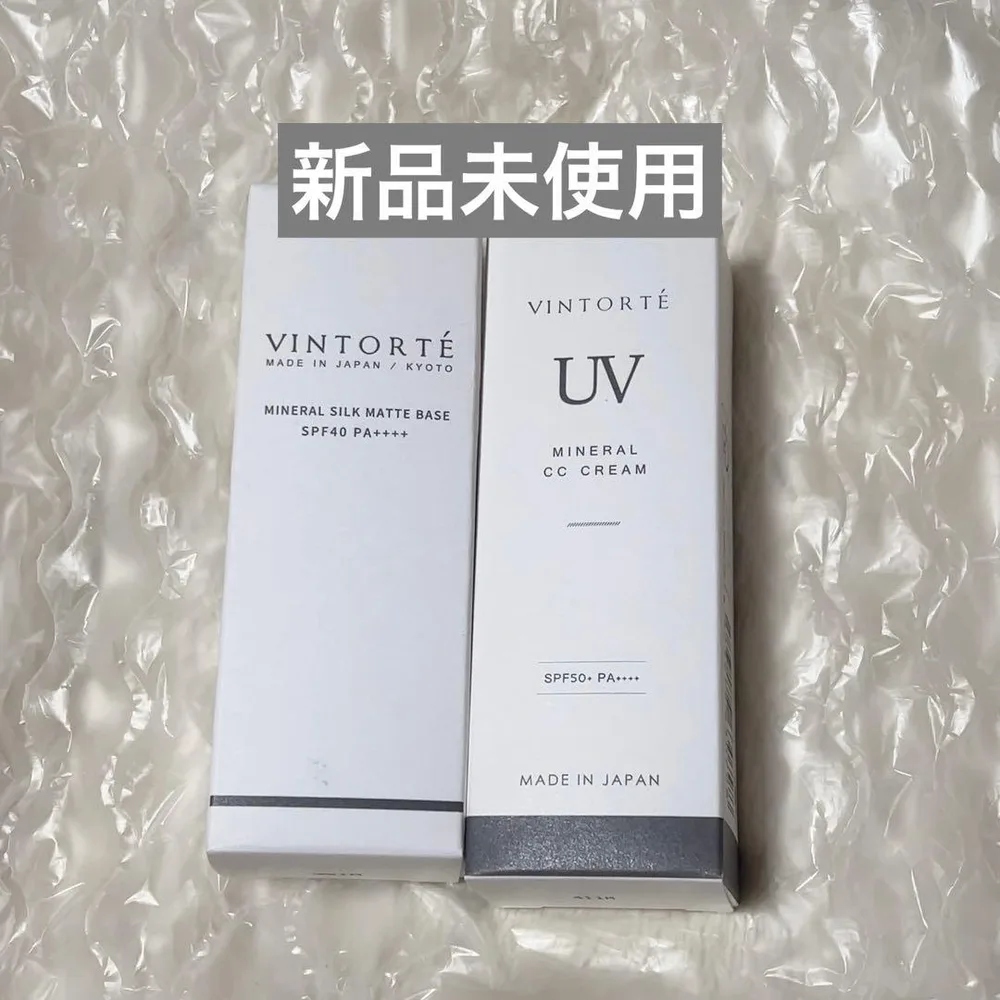 【新品】VINTORTÉ ミネラルCCクリーム & ミネラルシルクマットベース