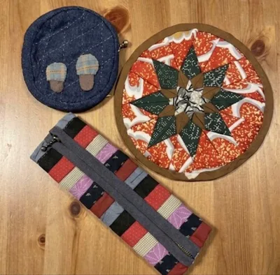 ハンドメイド パッチワーク 小物 ポーチ