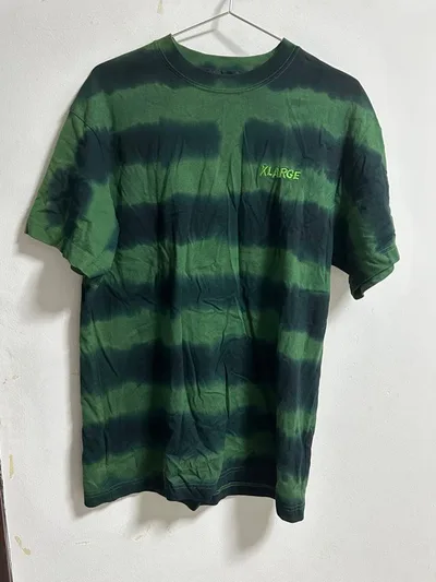 XLARGE ボーダーTシャツ グリーン