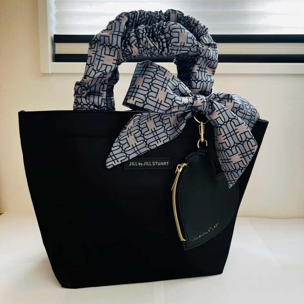JILL by JILLSTUART ハンドバッグ リボン ハートチャーム付き