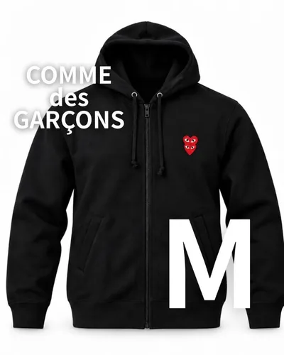 【正規品】COMME des GARÇONSコムネギャルソン フーディー 黒 M